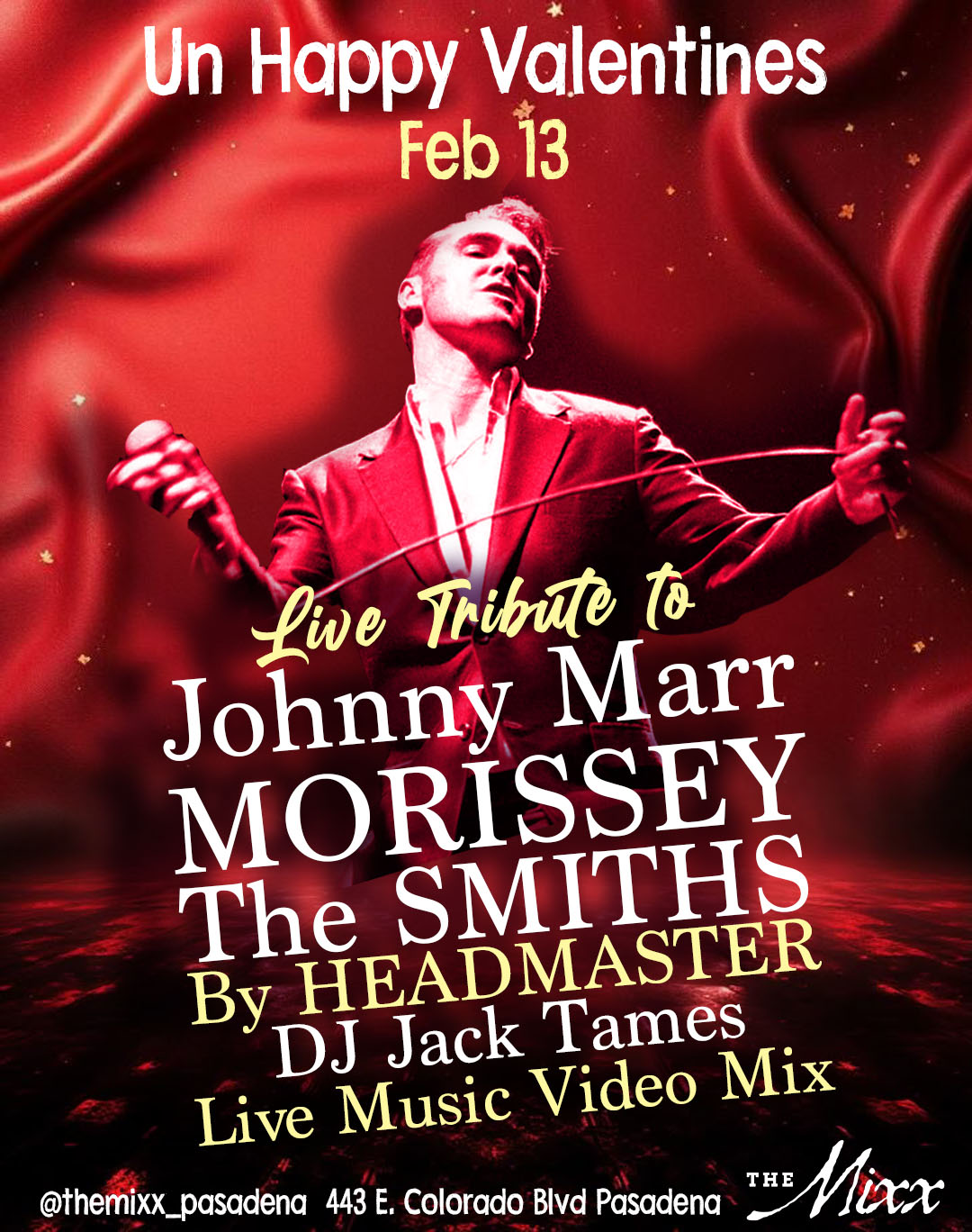 You are currently viewing Live Tribute to MORRISSEY, The Smiths & Johnny Marr, Unhappy Valentine Show