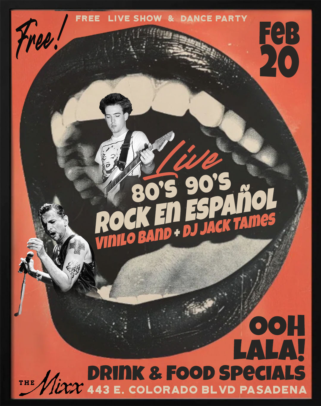 You are currently viewing OOH LALA, Live 80’s , 90’s & Rock En Español Show & Dance Party