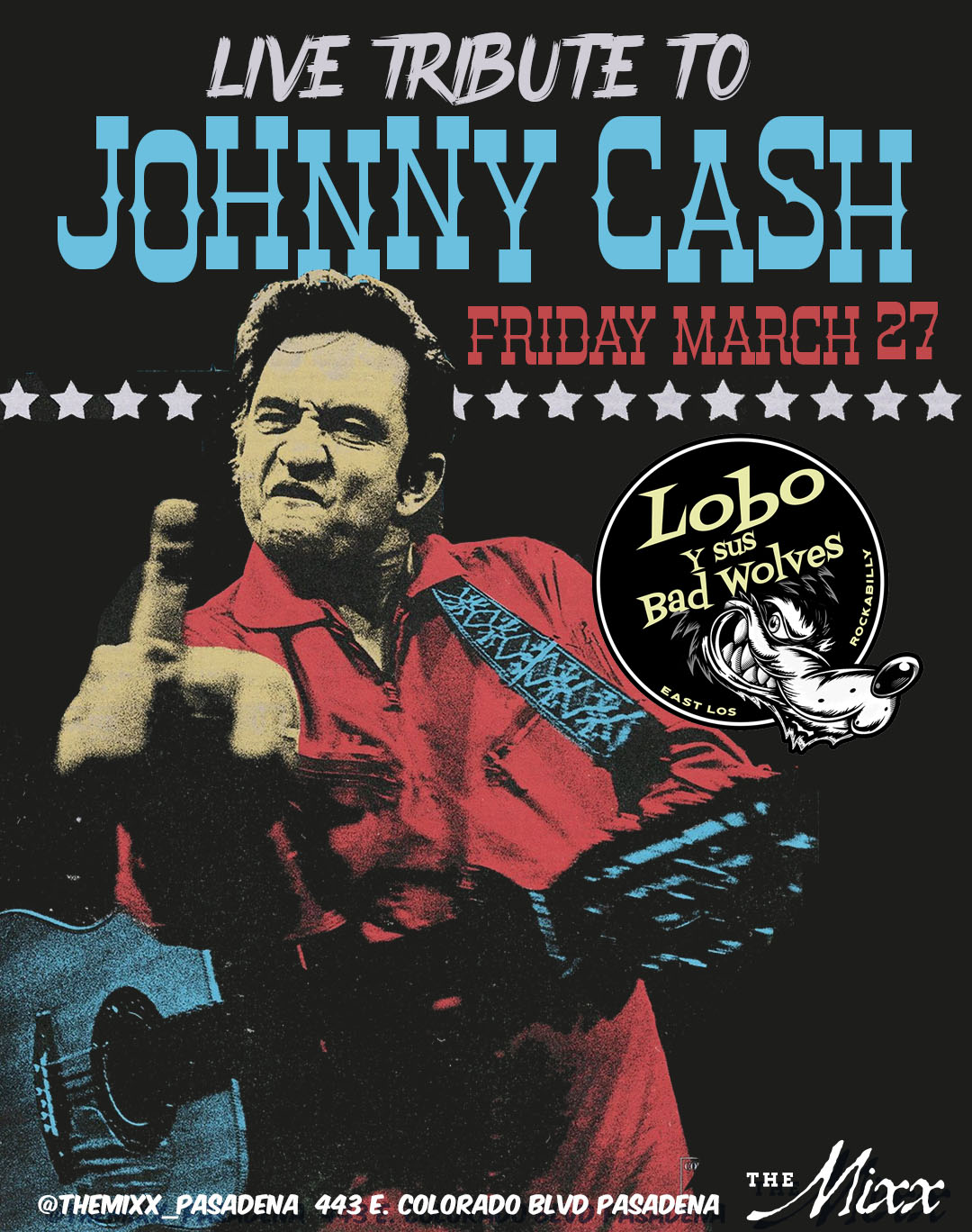 You are currently viewing LIVE TRIBUTE TO JOHNNY CASH Show and Rockabilly & Western Swing Show
