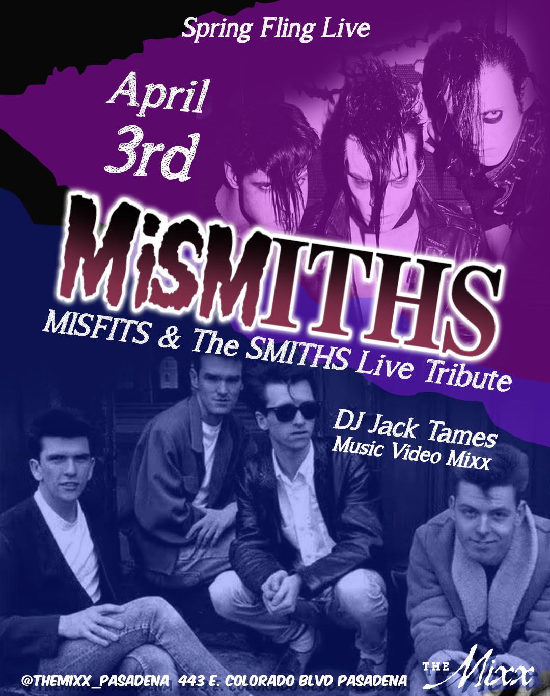 You are currently viewing MISSMITHS, A Live Tribute to The Misfits and The Smiths