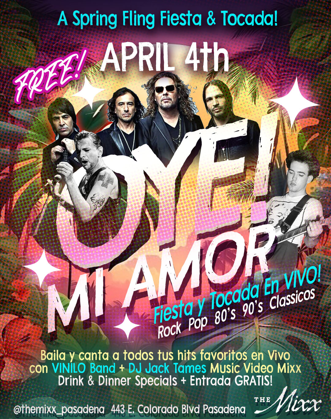 You are currently viewing OYE MI AMOR, Fiesta y Tocada en Vivo con Grupo VINILO en VIVO!