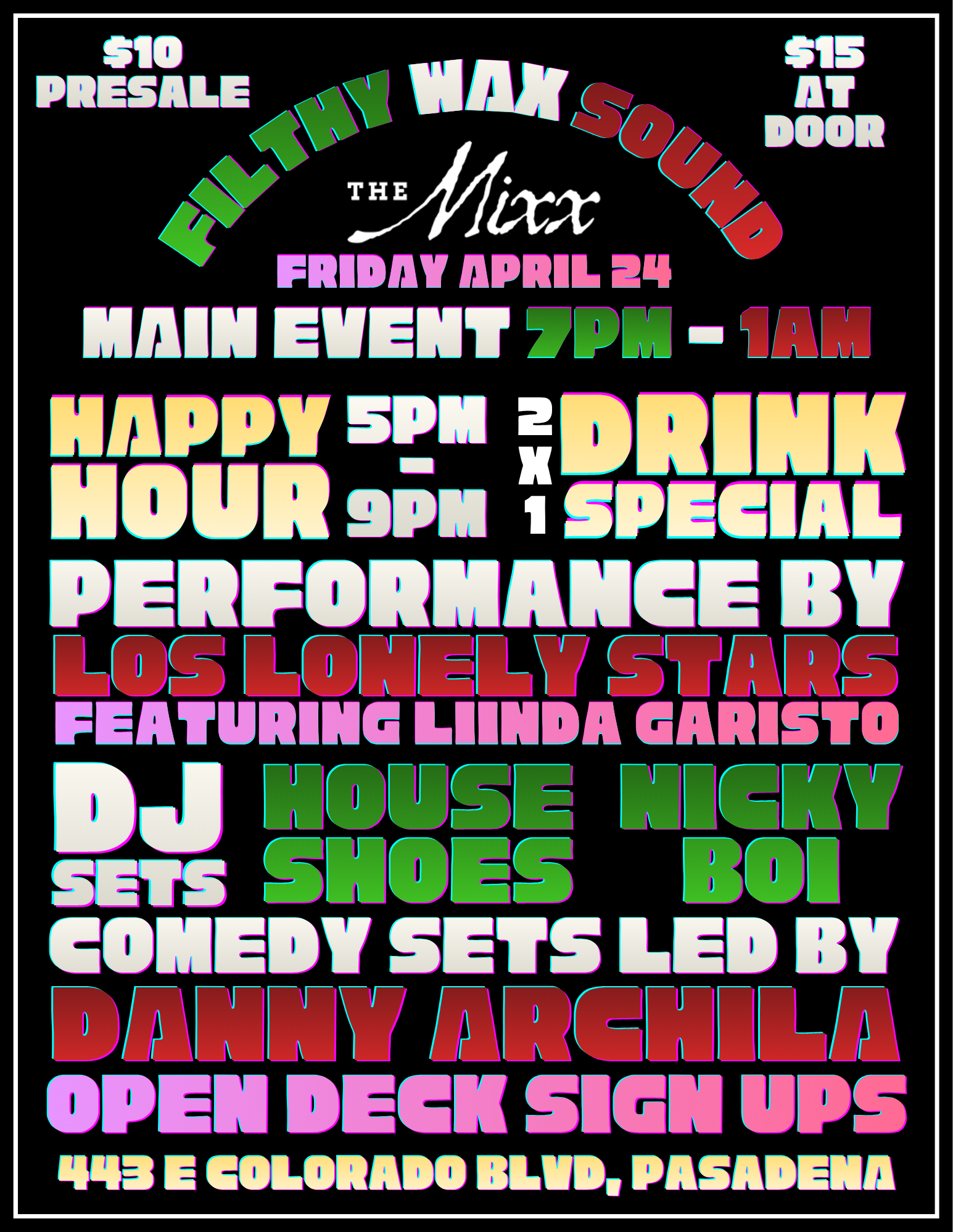 You are currently viewing FILTHY WAX SOUND – MAIN EVENT , Live Music, DJ Sets, Comedy, Open Decks