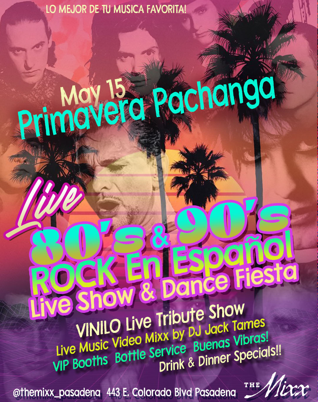 You are currently viewing 80’s & 90s Rock En Español Live Tocada & Dance Fiesta