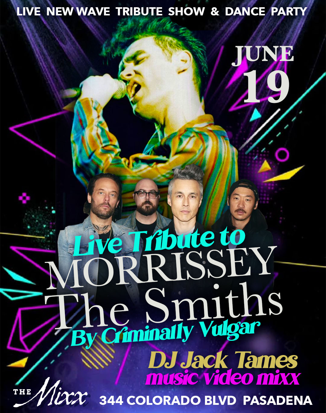 You are currently viewing Live tribute to MORRISSEY & The Smiths by Criminally Vulgar