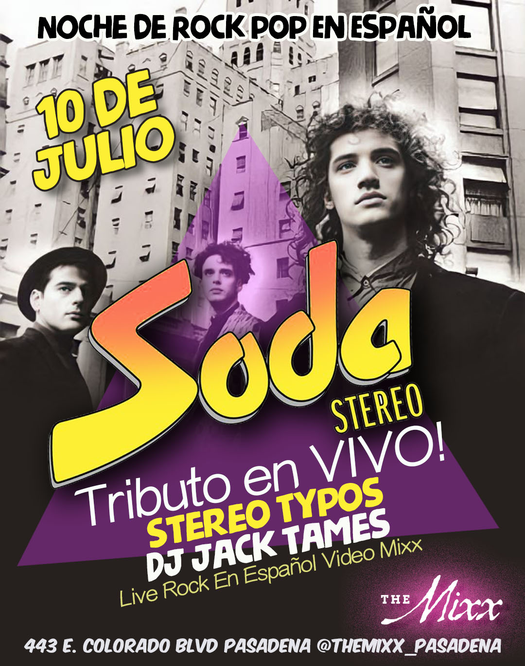 You are currently viewing El Mejor Tributo en vivo a SODA STEREO por Stereo Typos