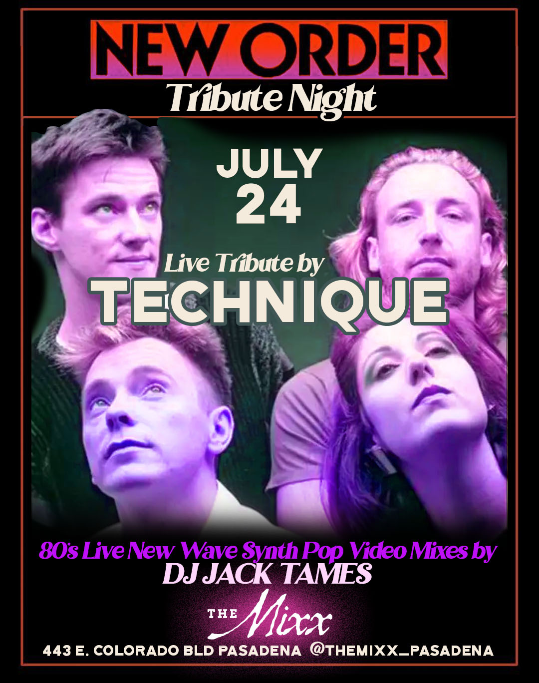 You are currently viewing Live Tribute to NEW ORDER by Technique