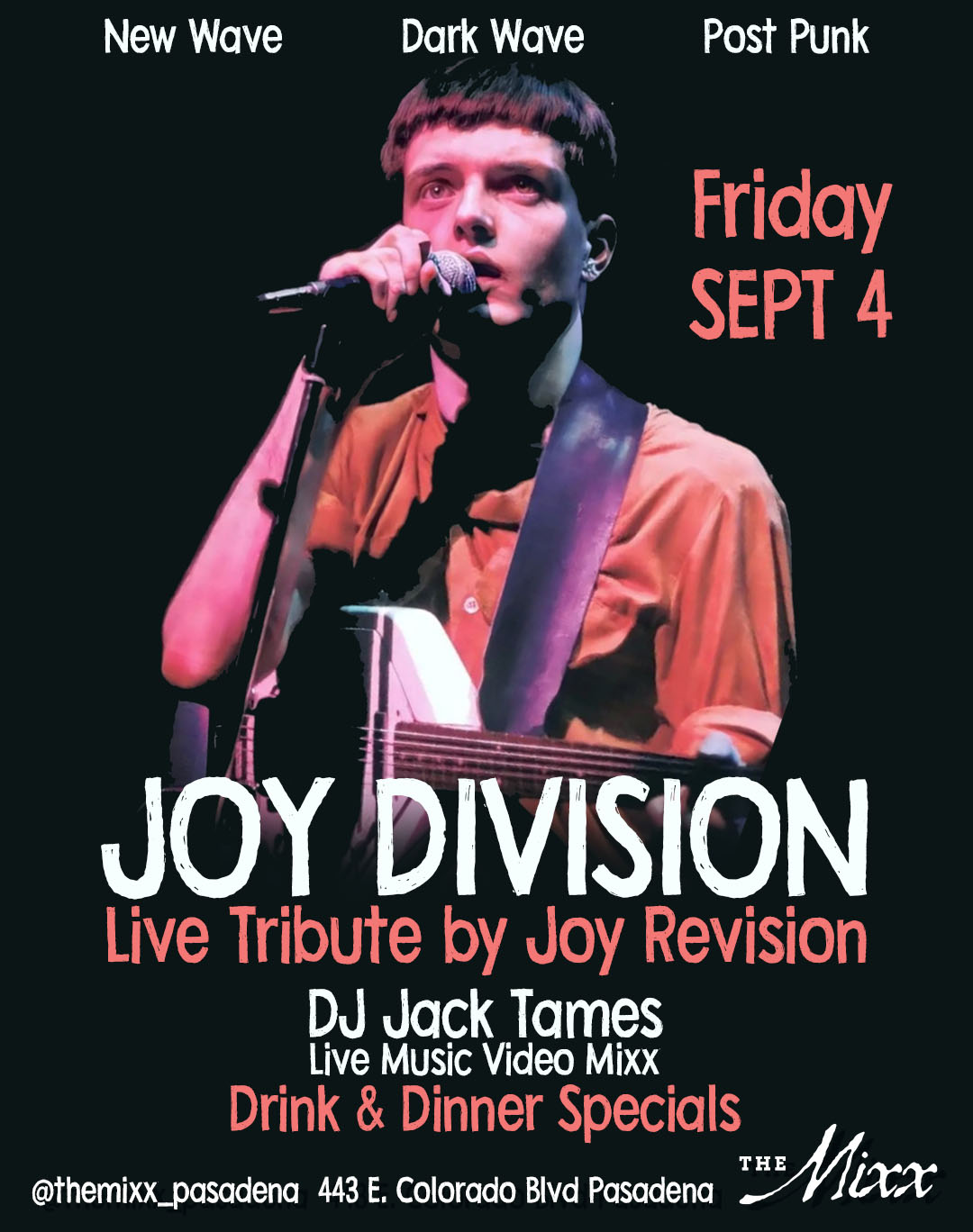 You are currently viewing JOY DIVISION NIGHT with a live Tribute by JOY REVISION