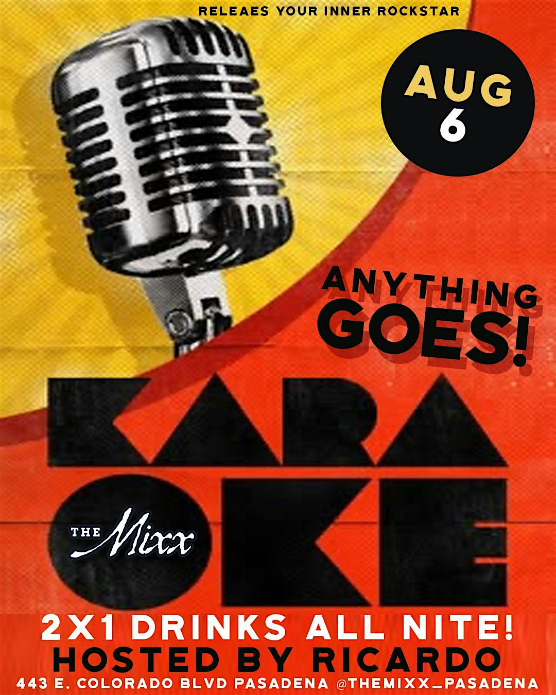 You are currently viewing ANYTHING GOES KARAOKE HAPPY HOURS