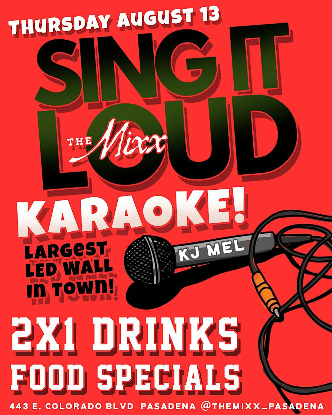 You are currently viewing SING IT LOUD KARAOKE & Happy Hours