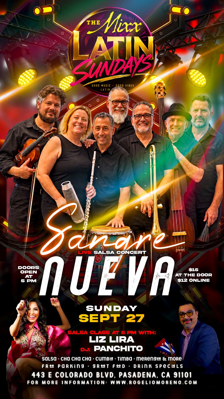 You are currently viewing Latin Sundays LIVE SALSA Band Sangre Nueva