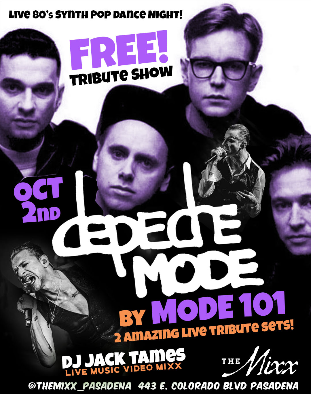 You are currently viewing Live tribute to Depeche Mode with MODE 101