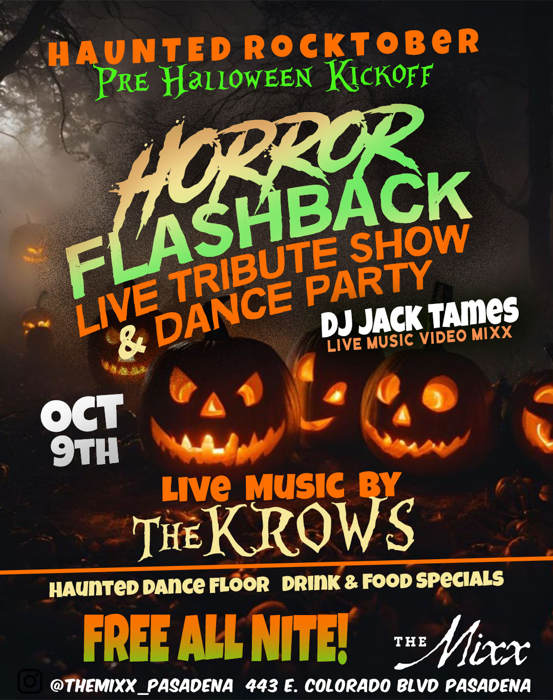 You are currently viewing HORROR FLAHBACK Live Tribute Show & Dance Party